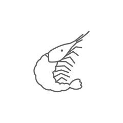Prehistoric shellfish icon. Element of prehistoric line icon