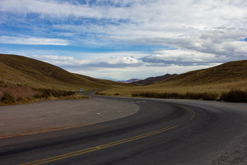 road in mountains