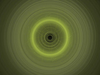 Illustration - Abstract Fractal Background Image, Graphic Resource, Symmetrical Circles and Patterns, Glowing Neon Rings. Artistic Background, Colorful Repeating Patterns, Modern Digital Art