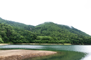 刈込湖周辺の風景