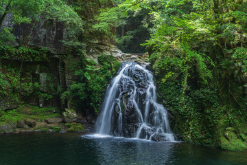 Fototapeta na wymiar Akameshi 48 waterfalls in Mie Prefecture