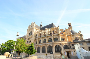 Saint Eustache church cathedral Paris France