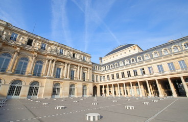Fototapeta na wymiar Palais Royal historical building Paris France