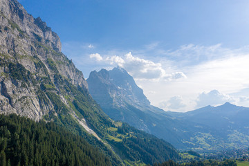 Obraz premium Amazing Switzerland from above - the mountains of the Swiss Alps