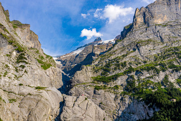 Amazing Switzerland from above - the mountains of the Swiss Alps