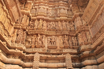 View point of Khajuraho temple a best tourist place