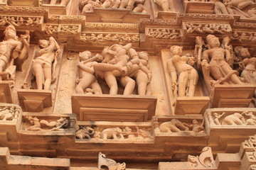 View point of Khajuraho temple a best tourist place