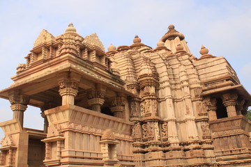 View point of Khajuraho temple a best tourist place