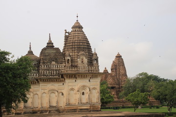Fototapeta premium View point of Khajuraho temple a best tourist place