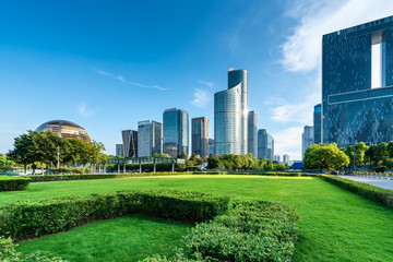 Obraz premium Modern Architecture of Urban Skyline..