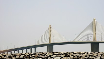 View on Al Hudariyat Bridge