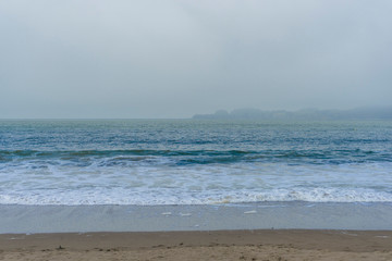 Beautiful view of Baker Beach in San Francisco,USA