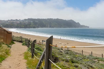 Photo sur Plexiglas Plage de Baker, San Francisco beautiful view of Baker Beach in San Francisco,USA
