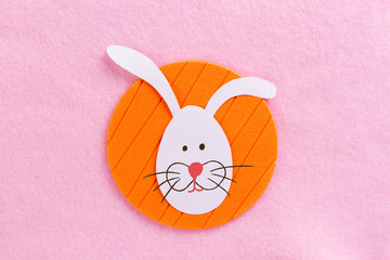 Eggs on white background