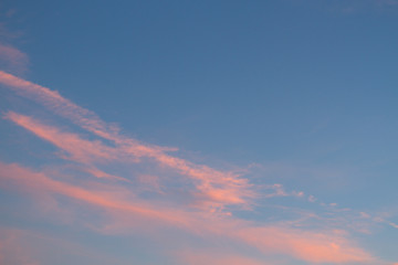 beautiful sunset sky background