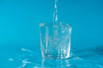 water in a glass