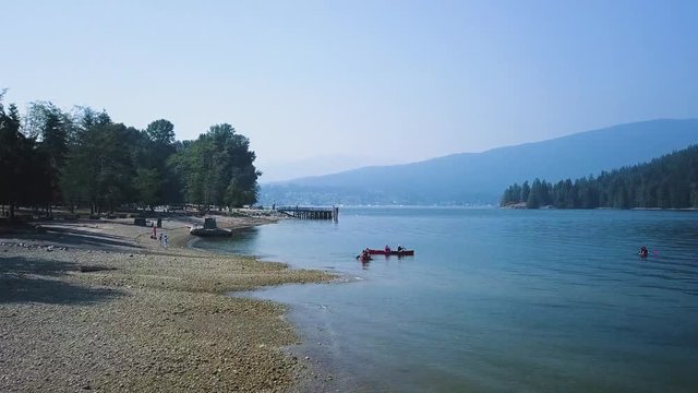 Barnet Marine Park, Burnaby - Arial Shot