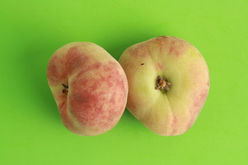 Paraguayan peach on colorful background