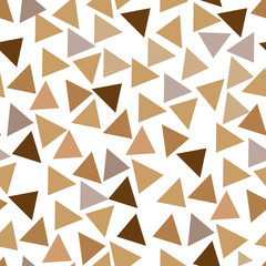 Seamless shape of triangle, abstract geometric background pattern. Vector illustration graphic.