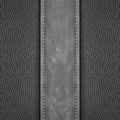 stitched gray leather texture background