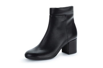 Woman ankle boots isolated on white background