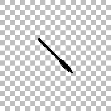 Scalpel icon flat