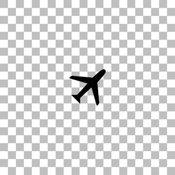 Airplanes icon flat