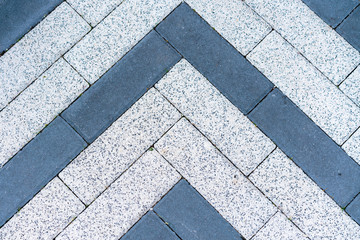 Blue and gray rectangles as a background for the designer.