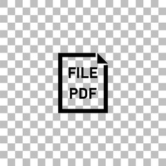 PDF File icon flat