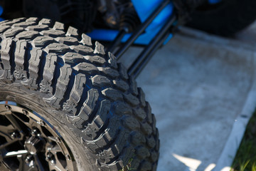 Atv wheel with elements of suspersion.