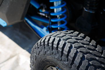 Atv wheel with elements of suspersion.