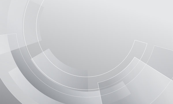 Grey wheel geometric technology background with gear shape. Vector illustration abstract graphic design.