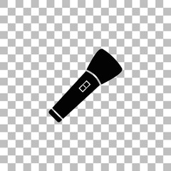 Flashlight icon flat
