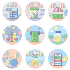 Banking And Finance Icons Bundle 