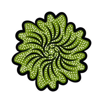 Illustration Beautiful Batik Pattern of Indonesian