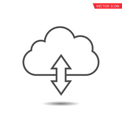 Cloud icon set