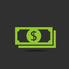 Dollar vector icon