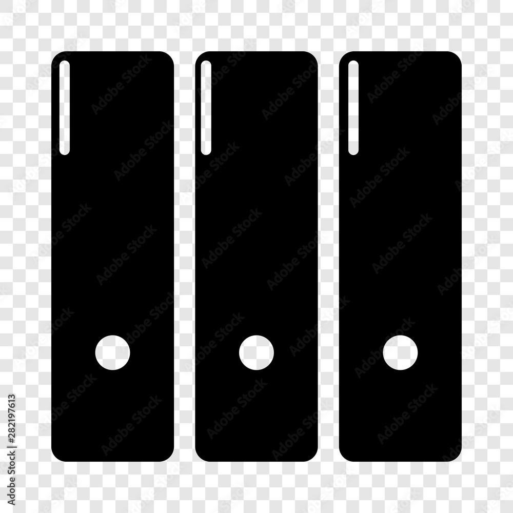 Poster office folder icon. simple illustration of office folder vector icon for web