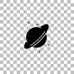 Planet icon flat