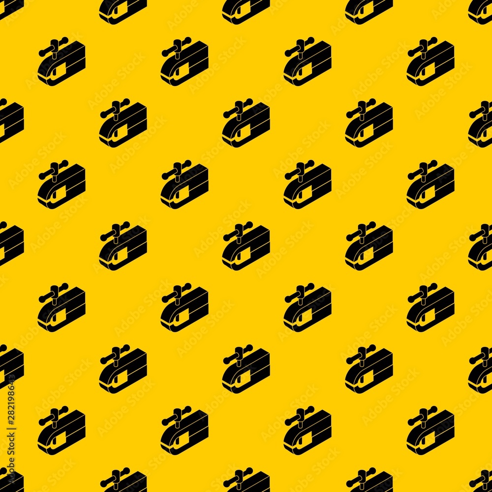 Aufkleber clamping machine pattern seamless vector repeat geometric yellow for any design