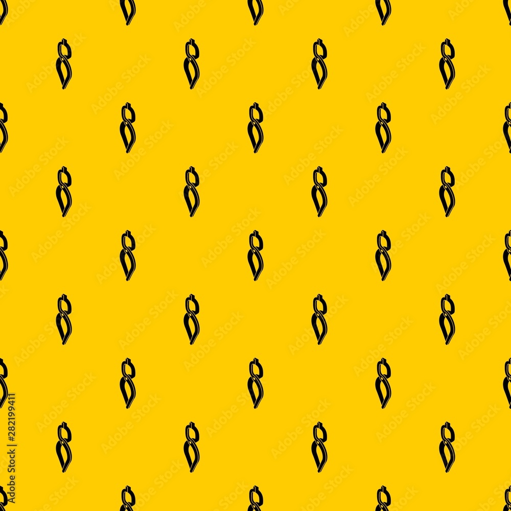 Poster blacksmith tong pattern seamless vector repeat geometric yellow for any design