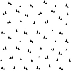 Scandinavian seamless pattern. Vector minimalistic background with Christmas trees