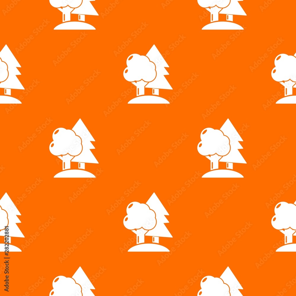 Poster paintball field pattern vector orange for any web design best