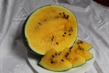 yellow watermelon