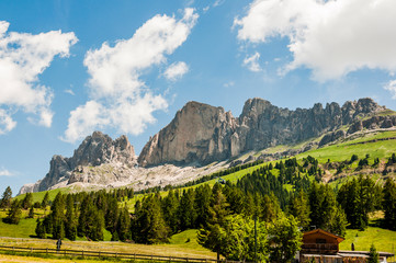 Dolomiten, Eggental, Latemar, Latemargruppe, Rosengarten, Wanderweg, Südtirol, Sommer, Italien