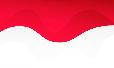 Naklejka premium Monaco flag icon vector design. Abstract liquid gradient background. Trendy layered backdrop.