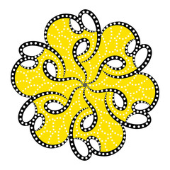 INDONESIA BATIK WITH A BEAUTIFUL FLOWER MOTIF