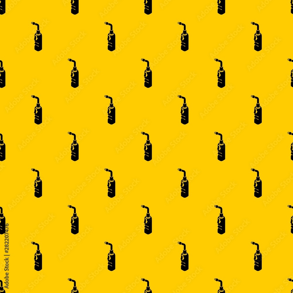 Poster avto welding torch pattern seamless vector repeat geometric yellow for any design
