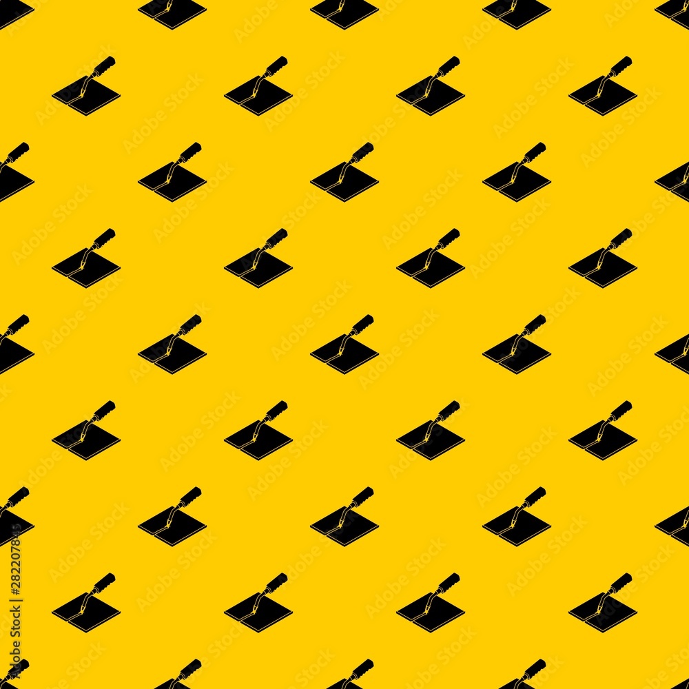 Poster welding torch pattern seamless vector repeat geometric yellow for any design