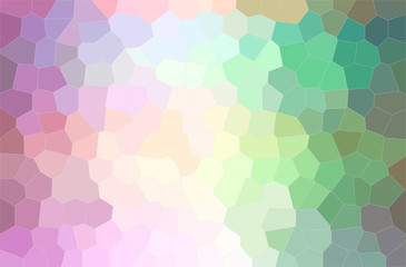 Abstract illustration of green Middle size Hexagon background